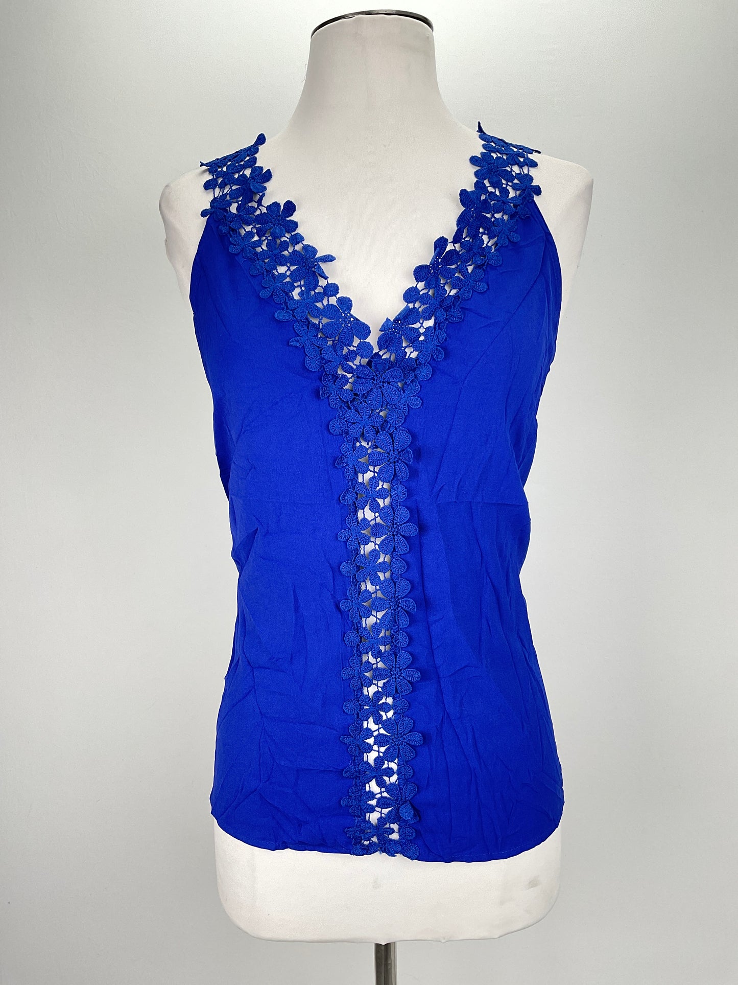Blusa Azul Floral Variangis