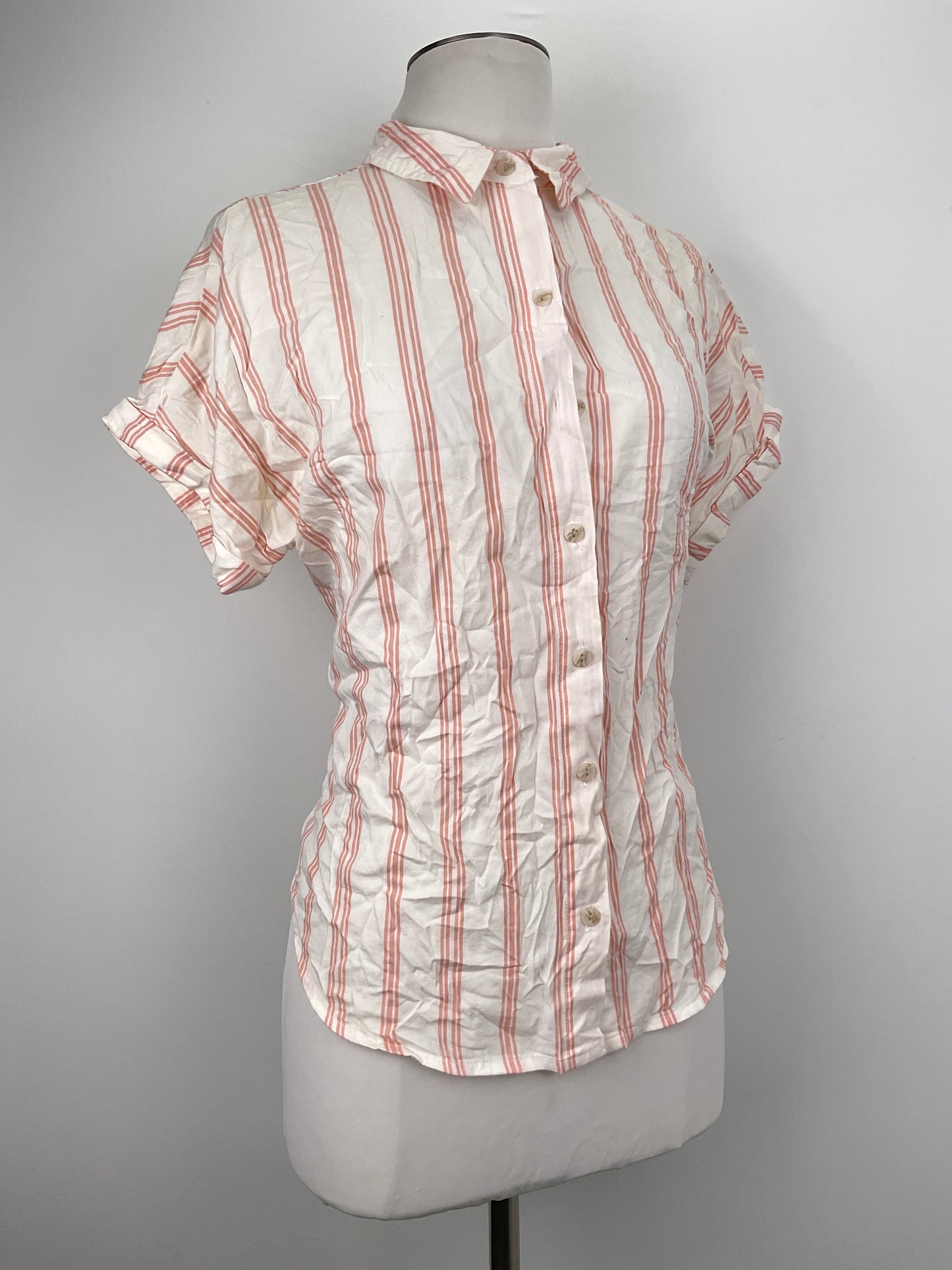 Camisa Blanco de Rayas Universal Thread