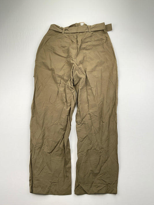 Pantalon de Vestir Verde Zara