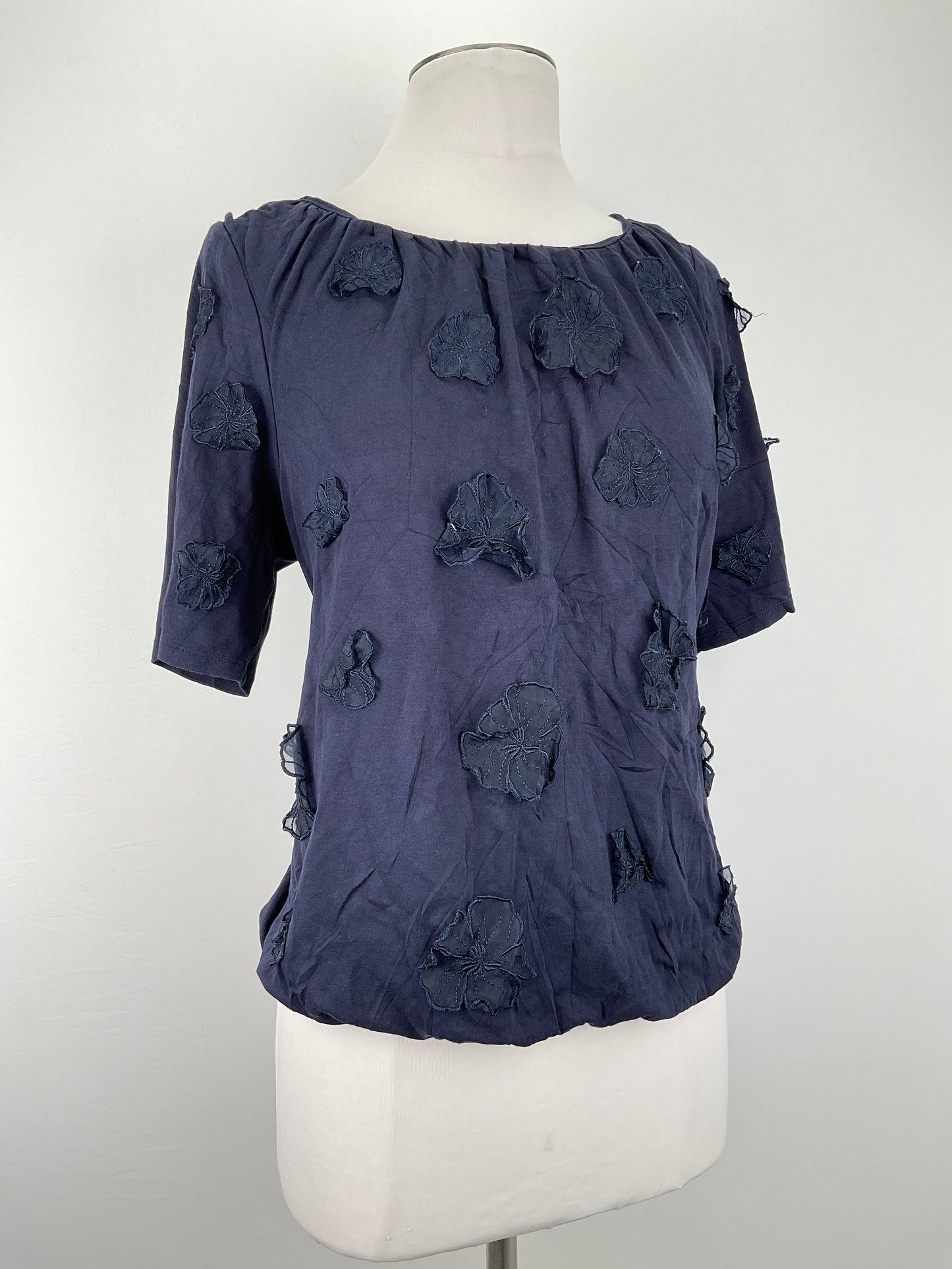 Blusa Azul marino Floral Chico’s