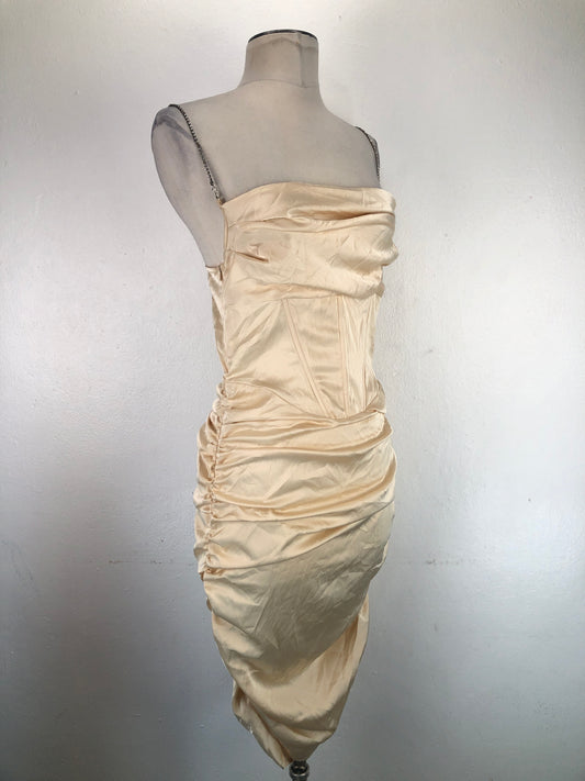 Vestido Crema Shein