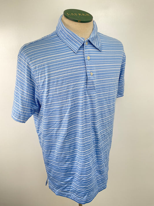 Camiseta Azul claro de Rayas Pga Tour