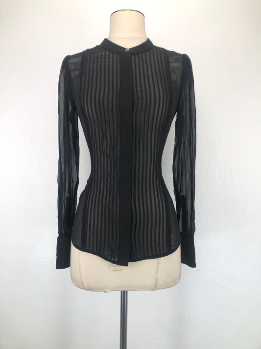 Camisa Negro de Rayas Keren Millen