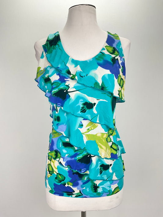 Blusa Turquesa Floral Cato