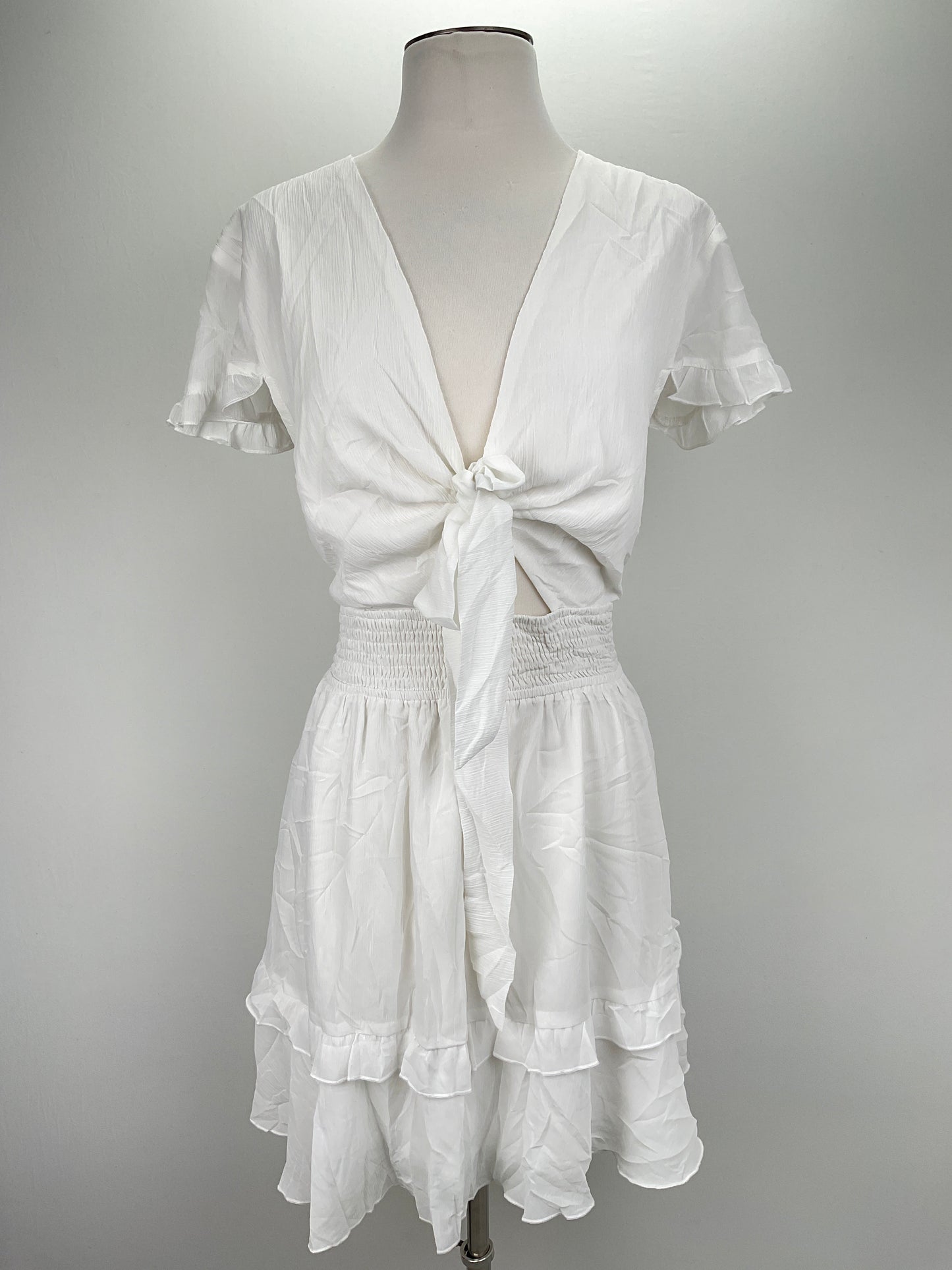 Vestido Blanco Pretty Garden Chic