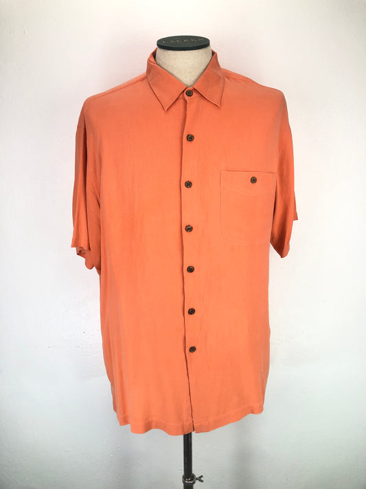 Camisa Naranja Pure Silk
