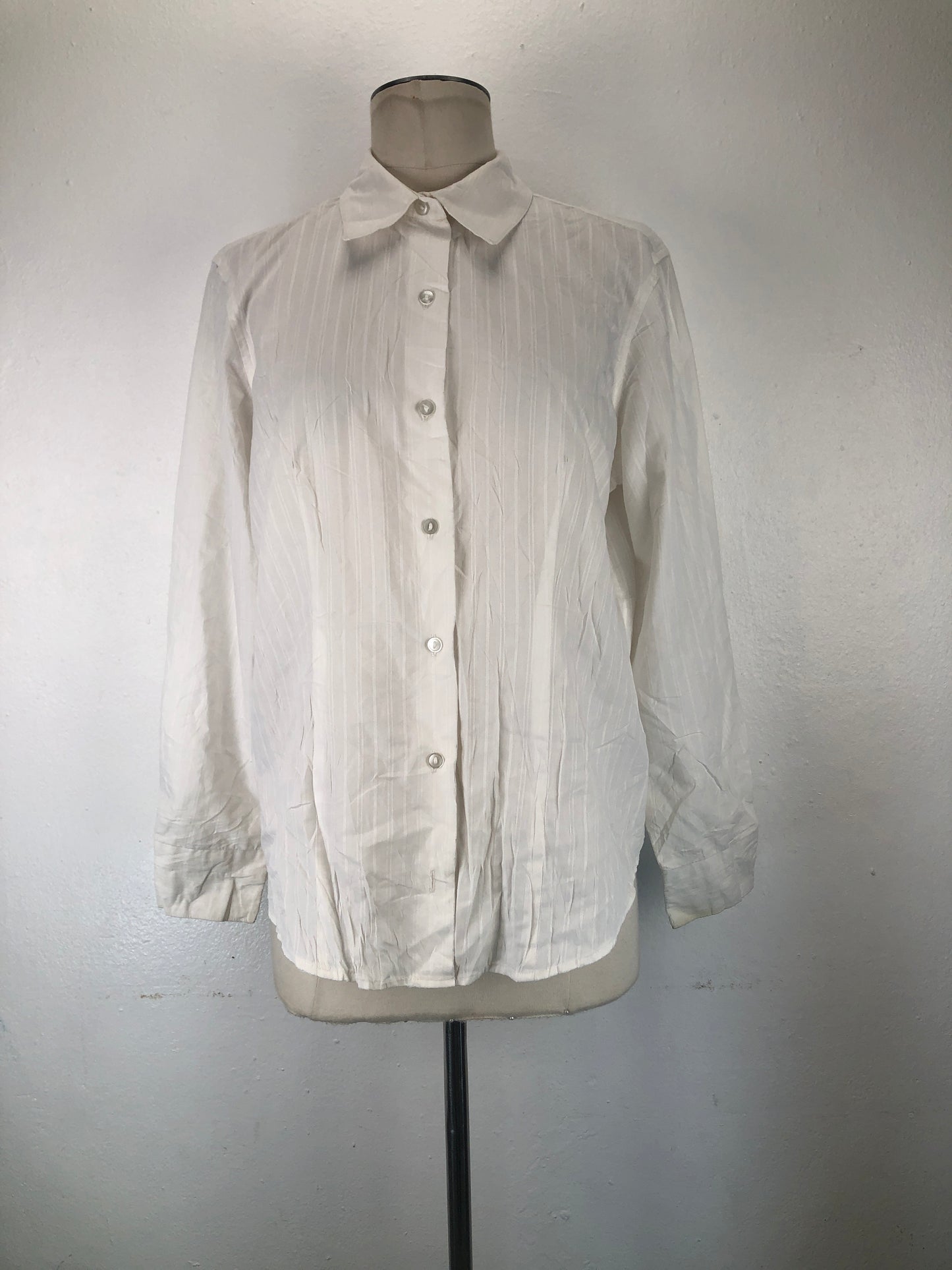 Camisa Blanco de Rayas  Van Heusen
