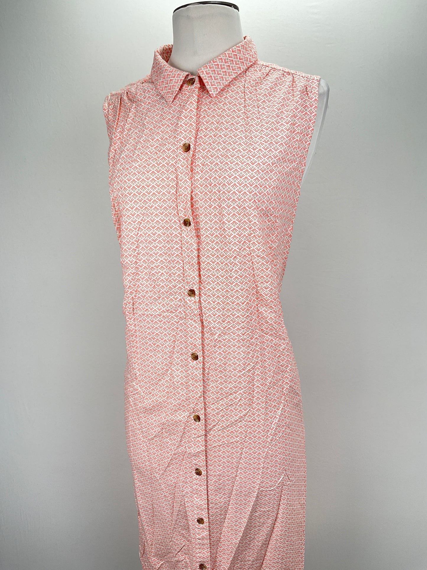 Vestido Camisero Naranja Floral Croft Barrow