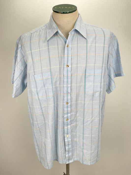Camisa Azul claro de Cuadro Van Heusen