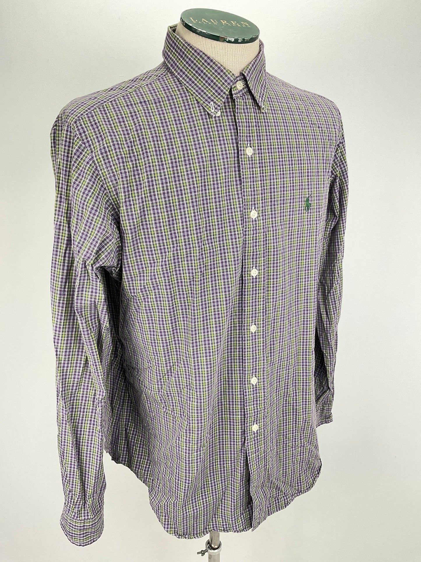 Camisa Morado de Cuadro Ralph Lauren