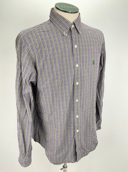Camisa Morado de Cuadro Ralph Lauren