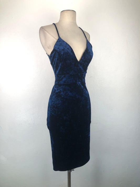 Vestido Azul marino A,Gaci