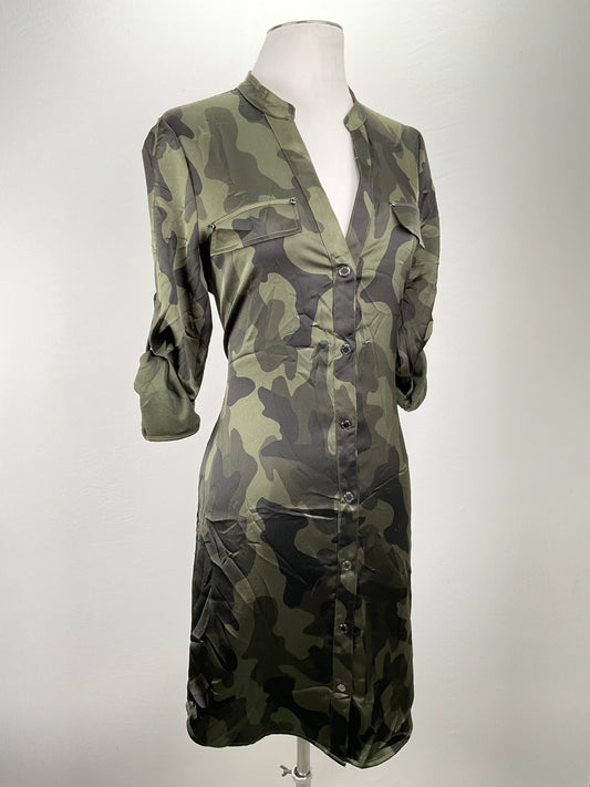 Vestido Verde militar White House Black Market