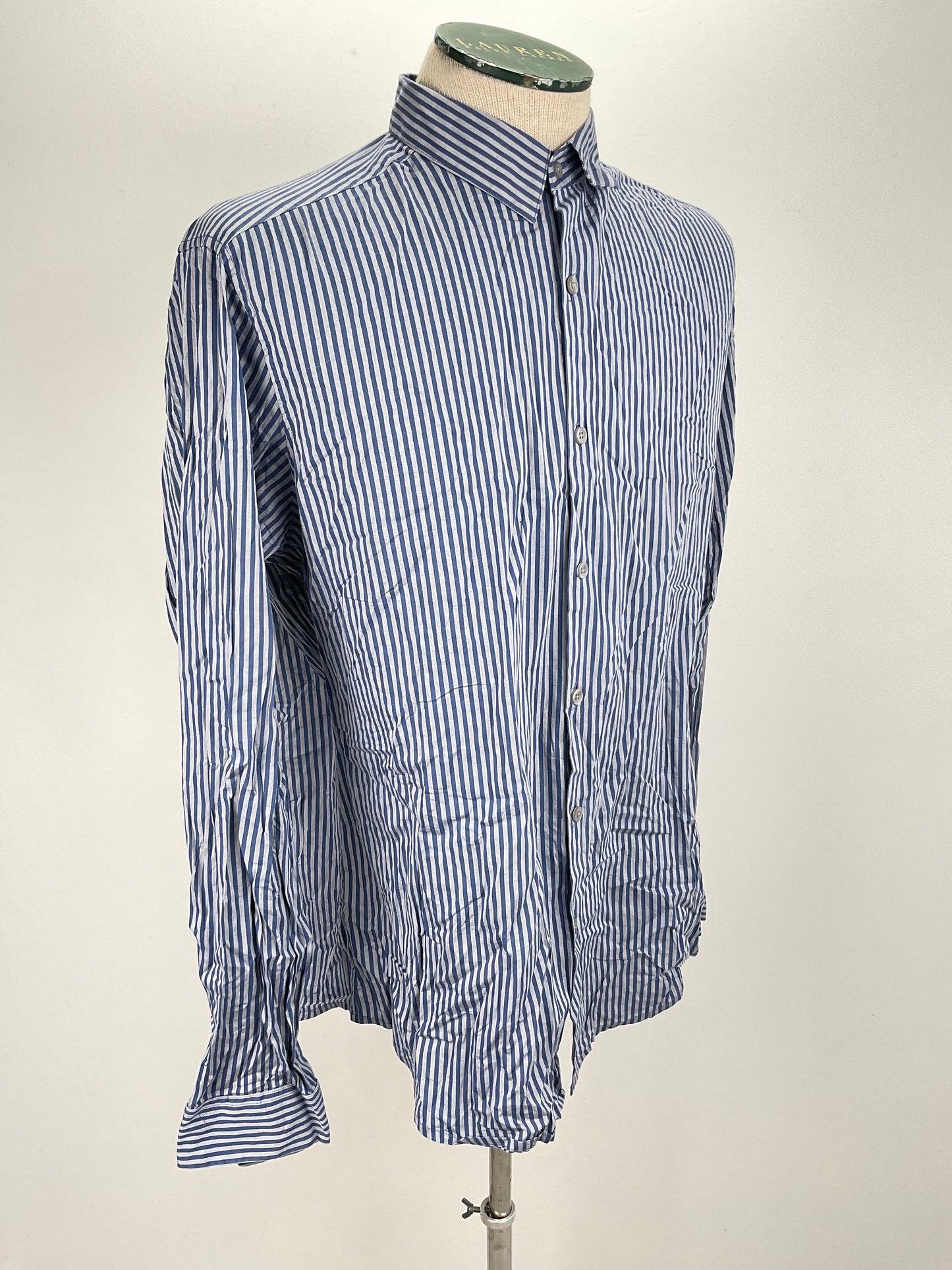 Camisa  Gris de Rayas Theory