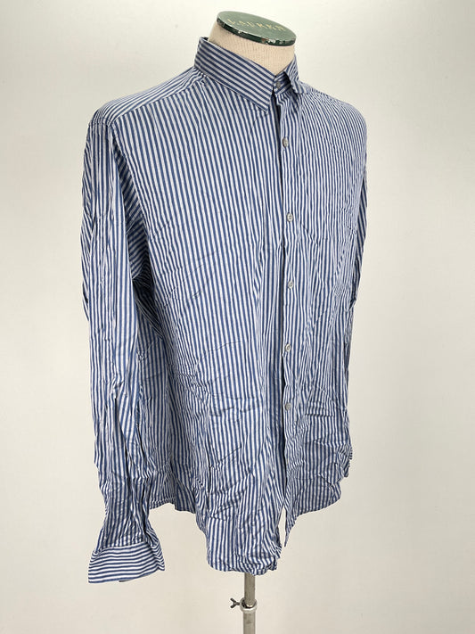 Camisa  Gris de Rayas Theory