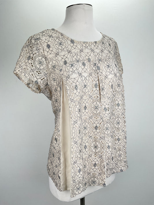 Blusa Crema Floral Variangis