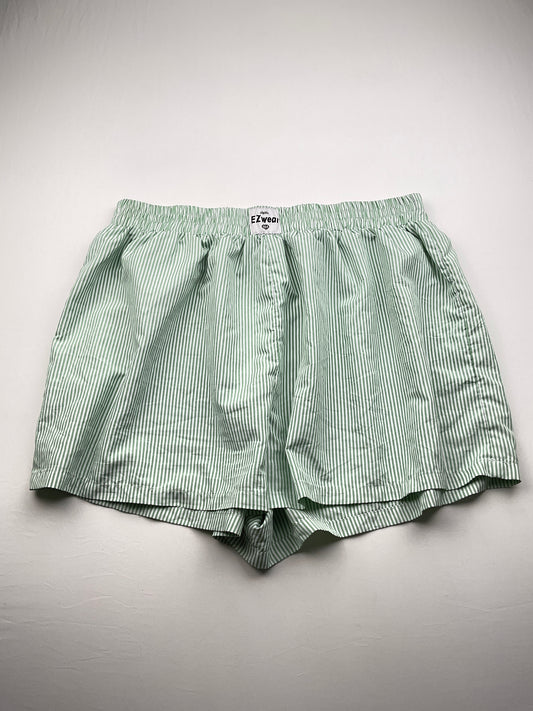 Boxer Verde de Rayas Shein