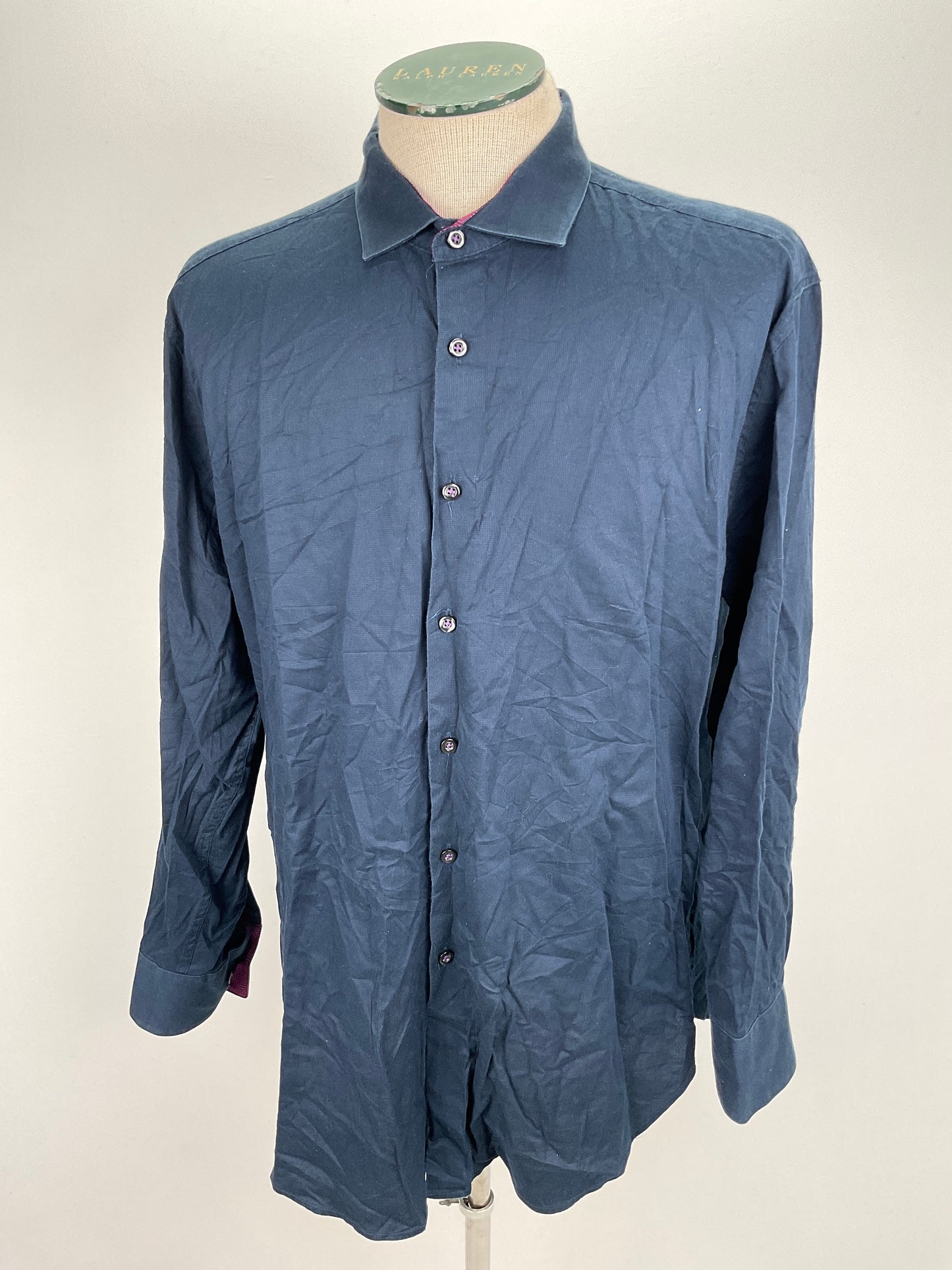Camisa Azul marino Stretch