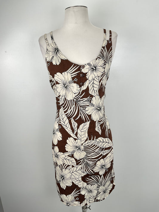 Vestido Marron Tiki Palm