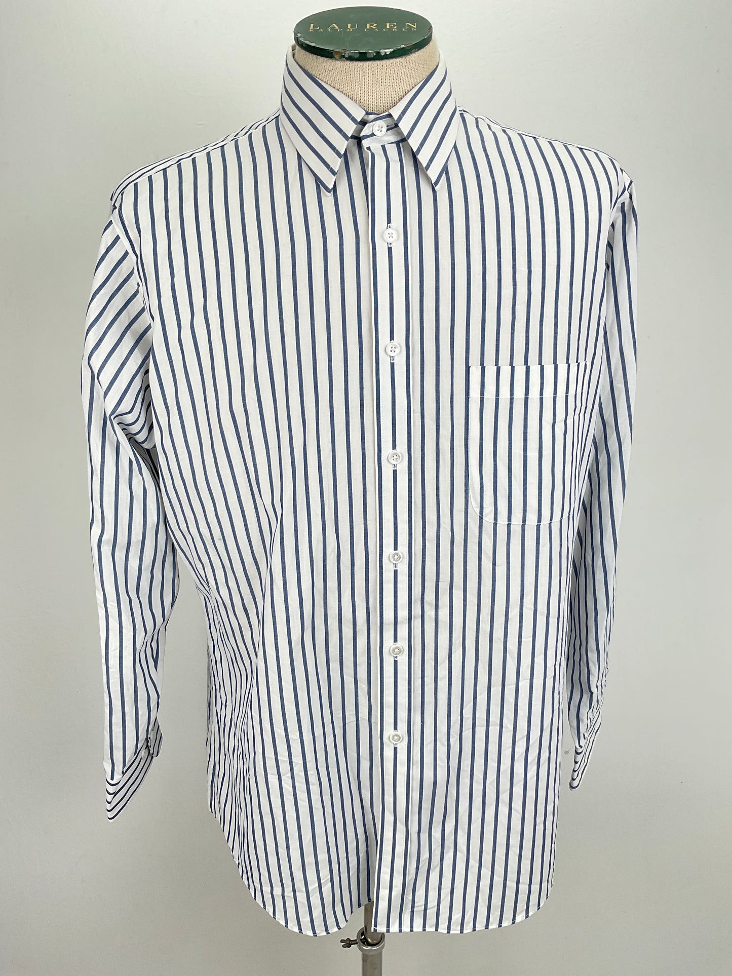 Camisa Blanco de Rayas Towncraft