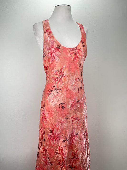 Vestido Naranja Floral Lulus