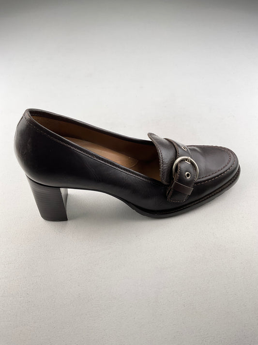 Zapatos Marron de Tacón Naturalizer