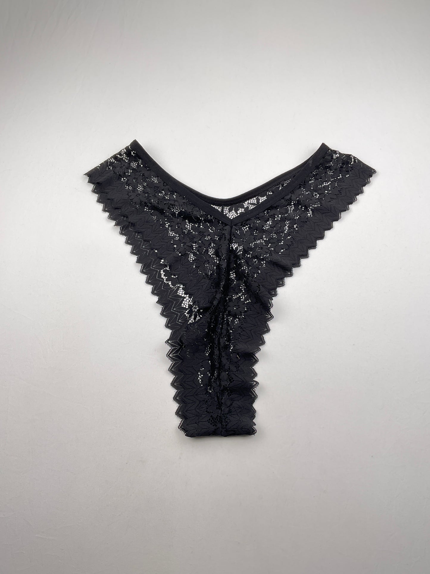 Panti Negro Floral Variangis