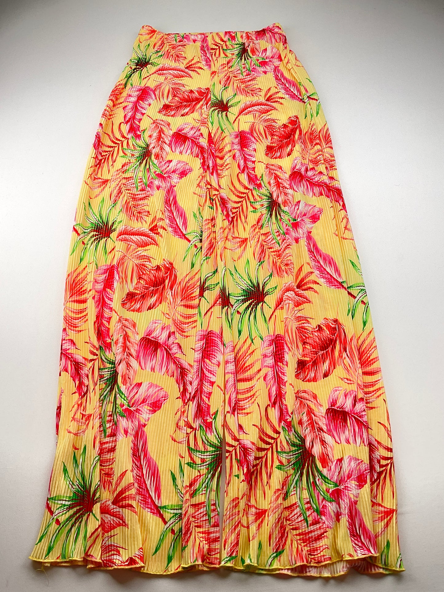 Pantalon Palazzo Amarillo Floral Almost Famous