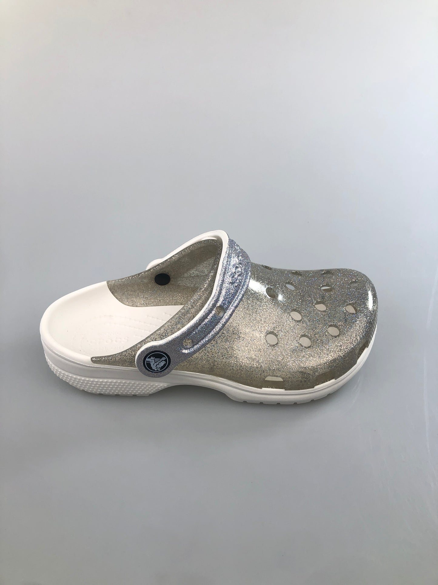 Sandalia Blanco De Brillo Crocs