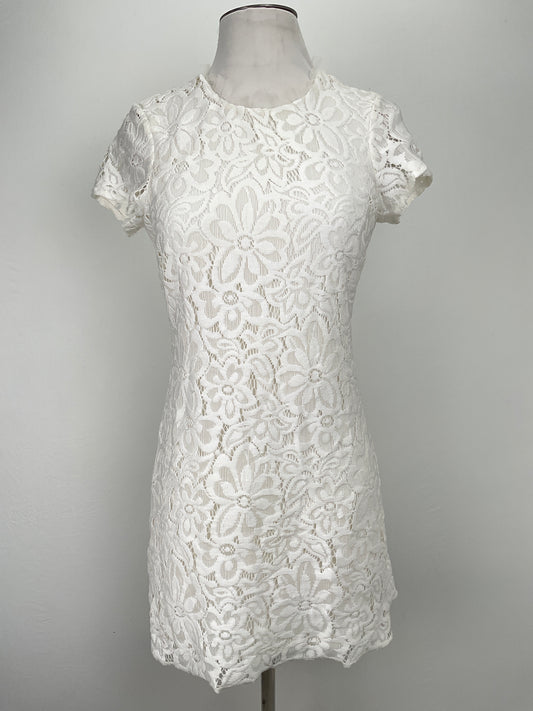 Vestido Blanco Floral Bebe