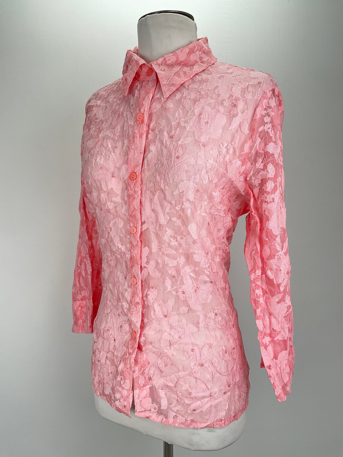 Camisa Rosado Floral Alfredo Dunner