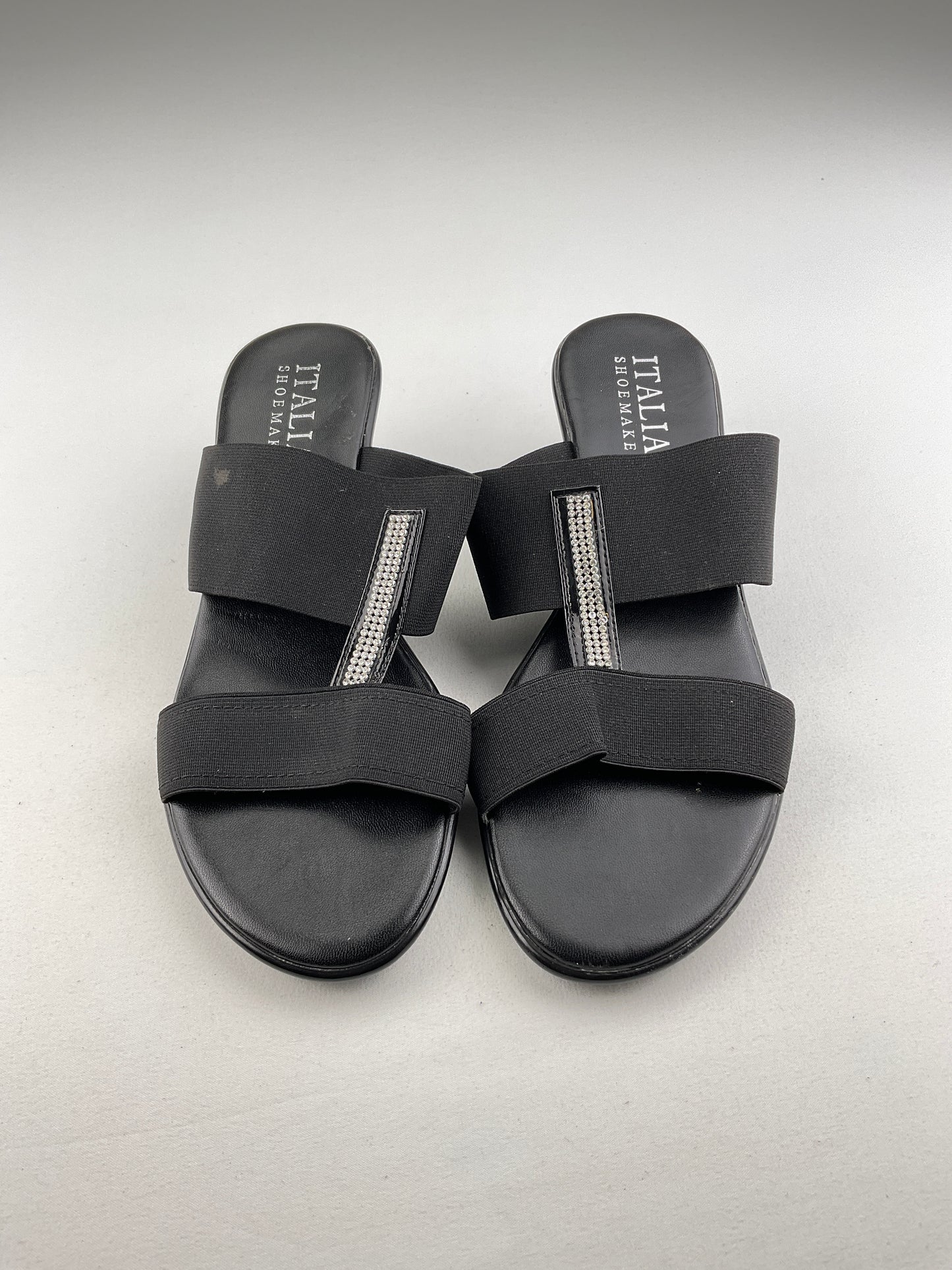 Zapatilla Negro Plataforma Italian