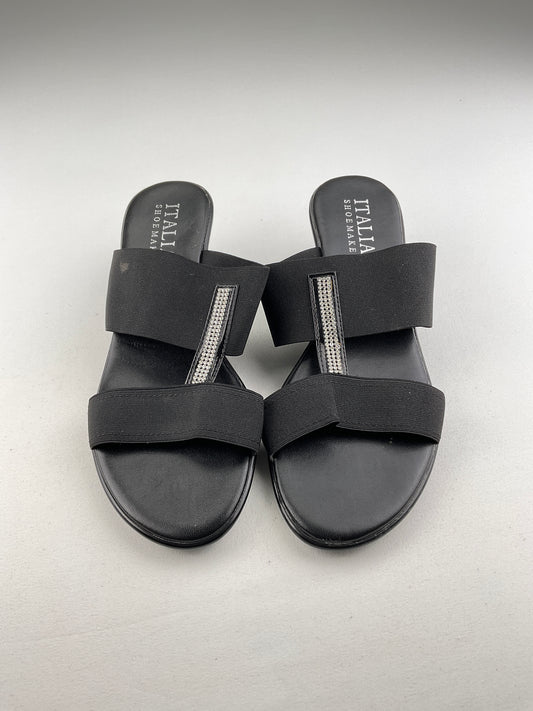 Zapatilla Negro Plataforma Italian