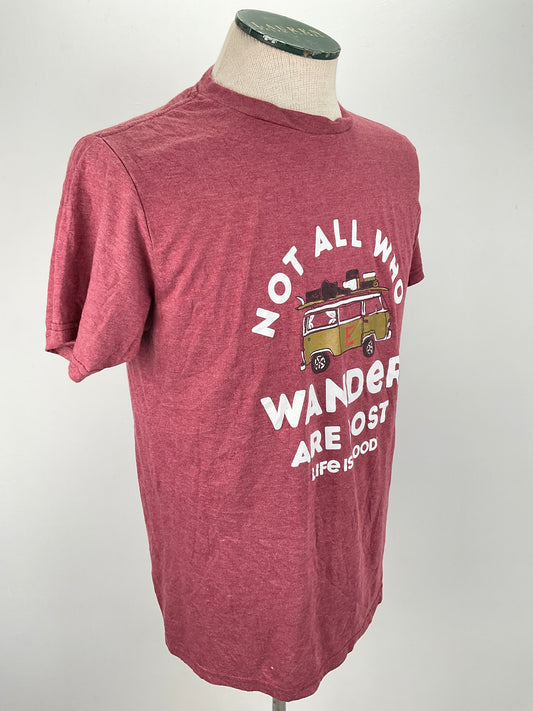Camiseta Rojo vino Life is Good