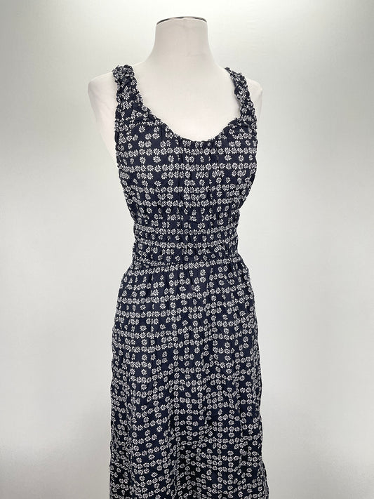 Vestido Azul marino Floral Universal Thread
