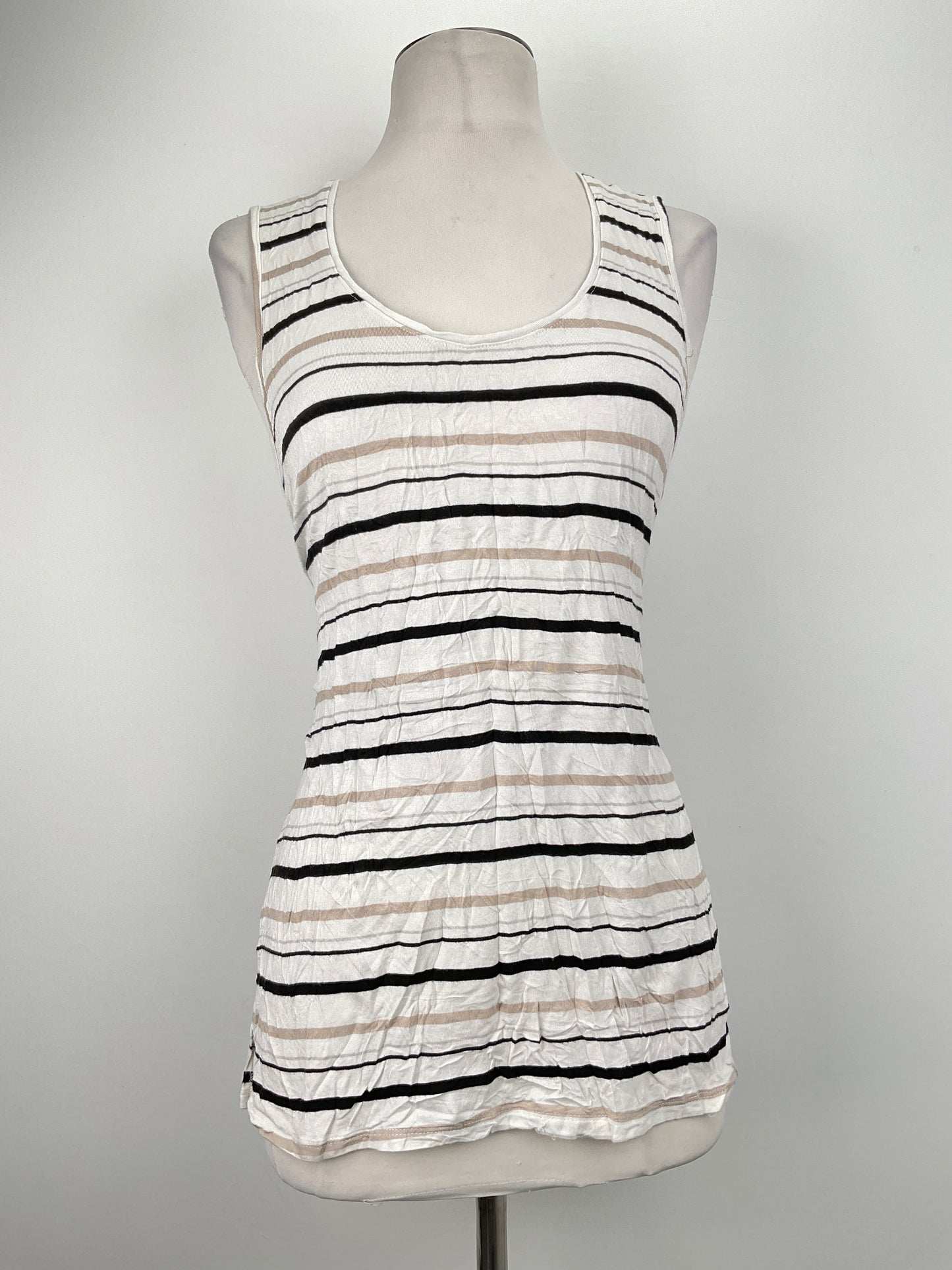 Blusa Crema de Rayas Whbm