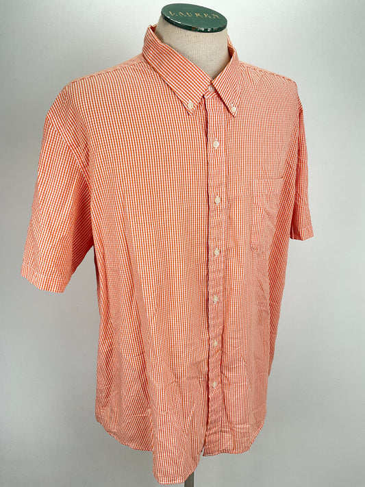 Camisa Naranja de Cuadro Saddlebred