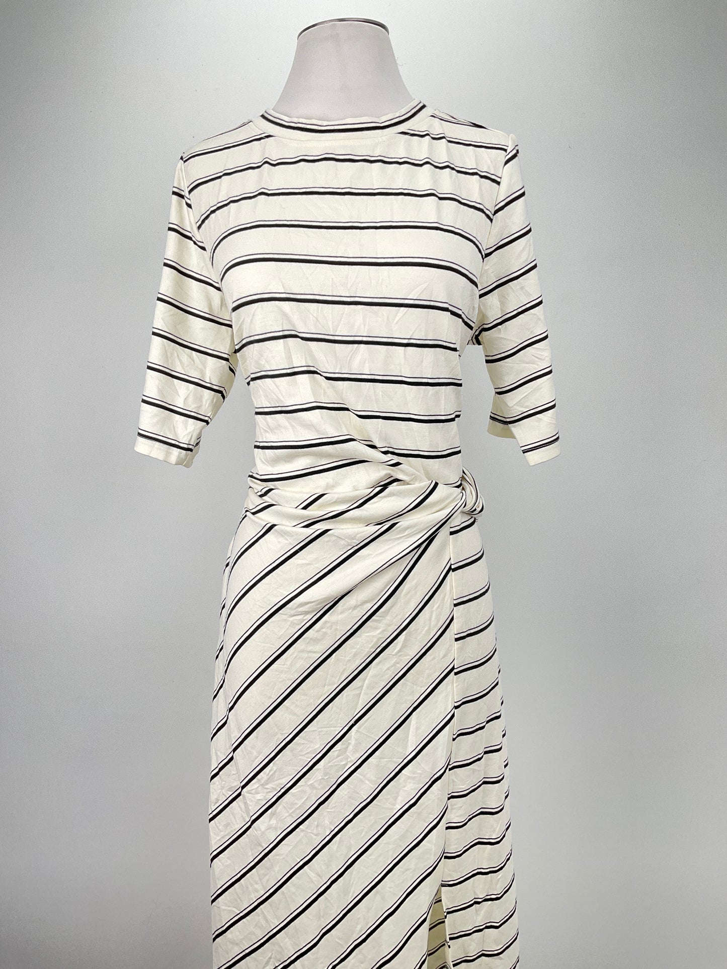 Vestido  Beige de Rayas Twrhll