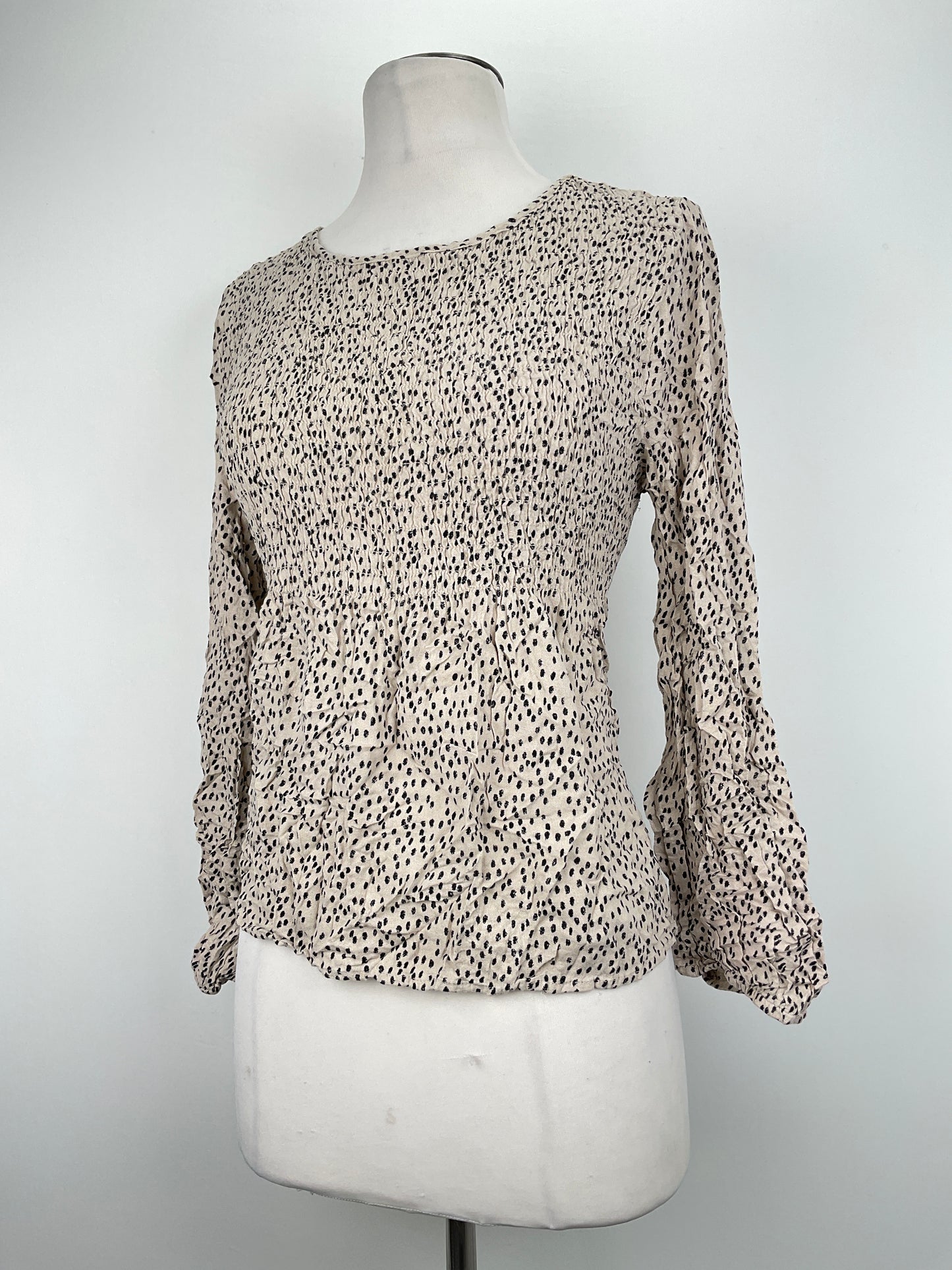 Blusa Crema de Lunares Romantics