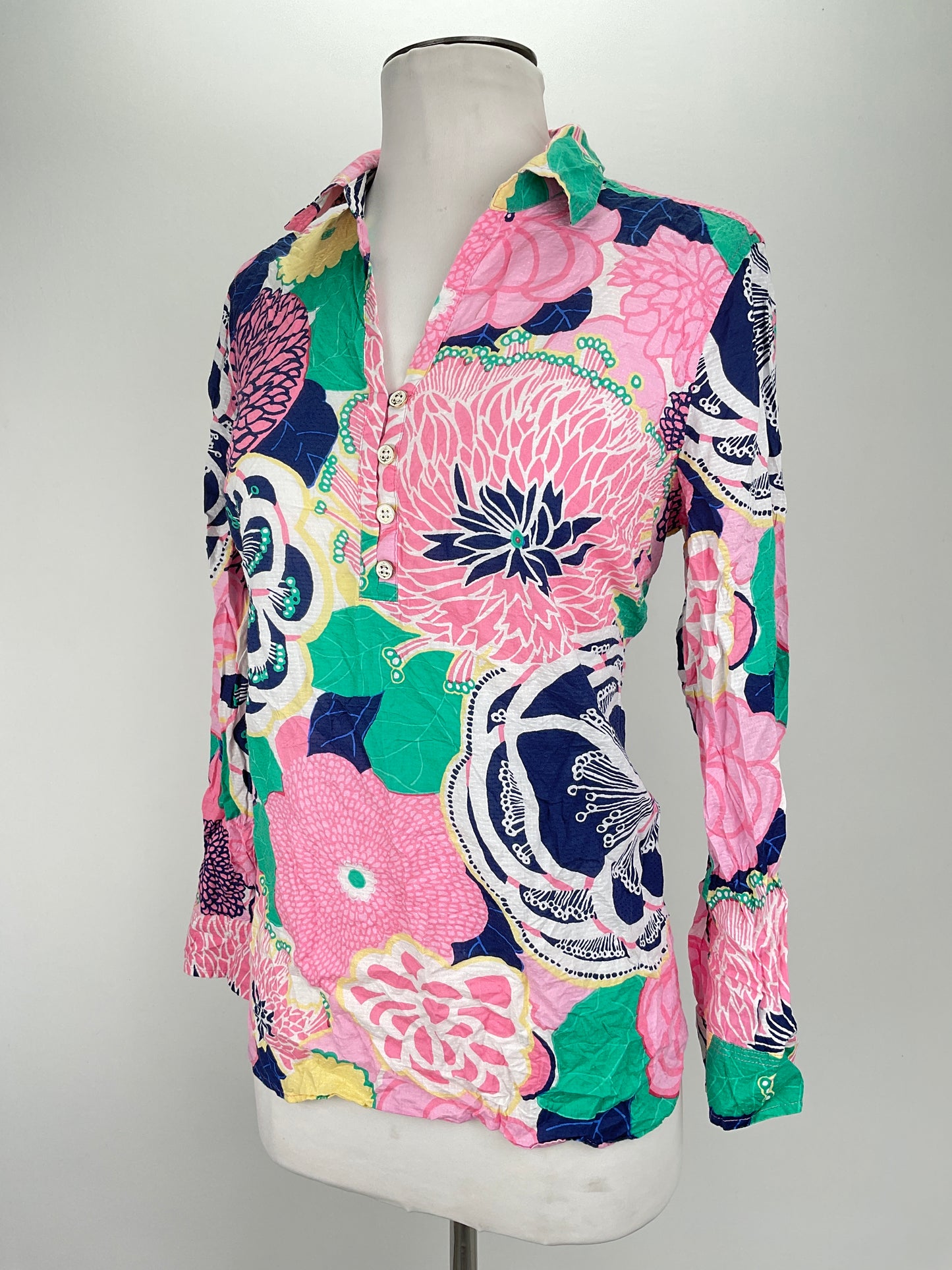 Camisa Rosado Floral Talbots
