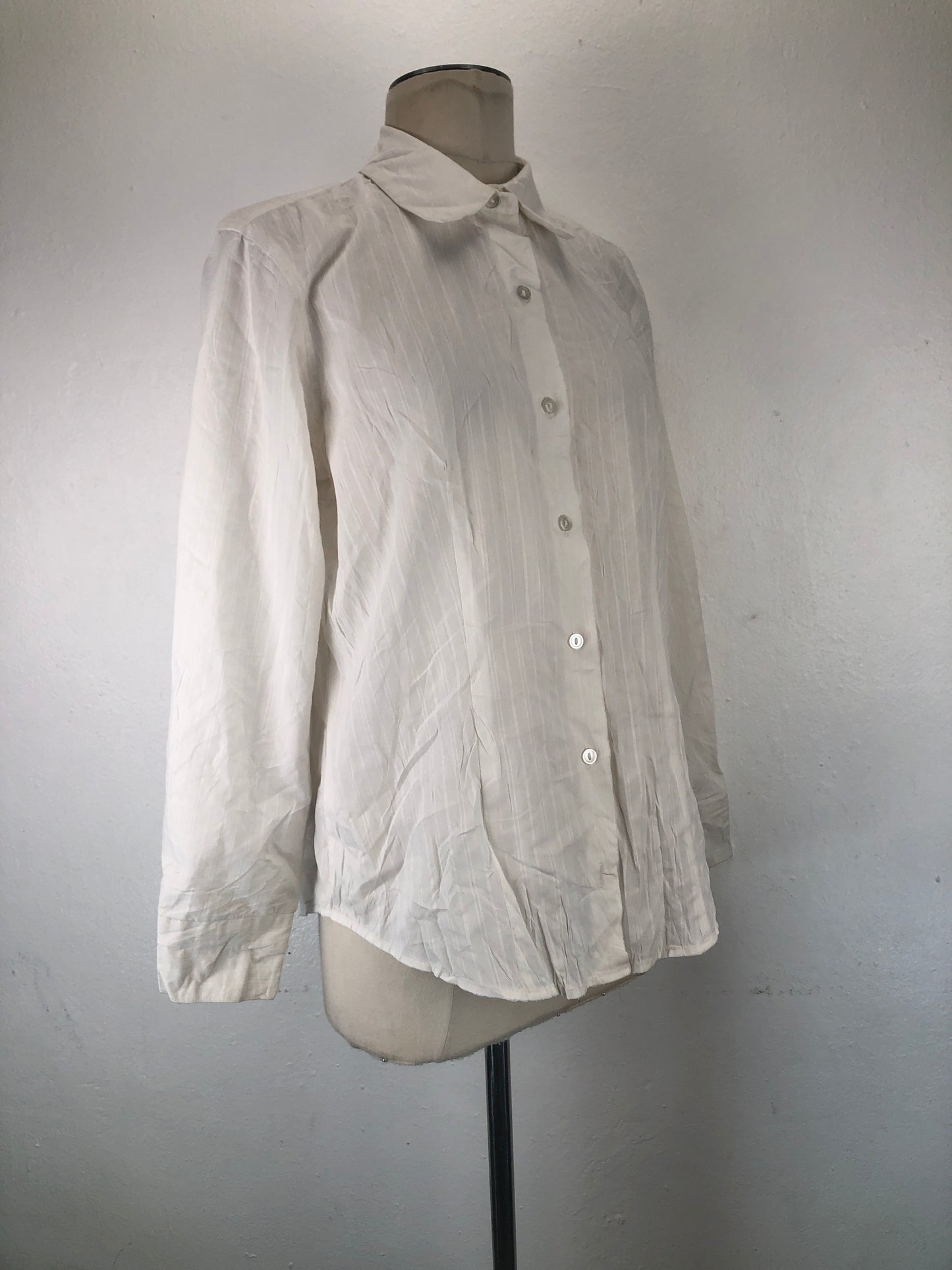 Camisa Blanco de Rayas  Van Heusen