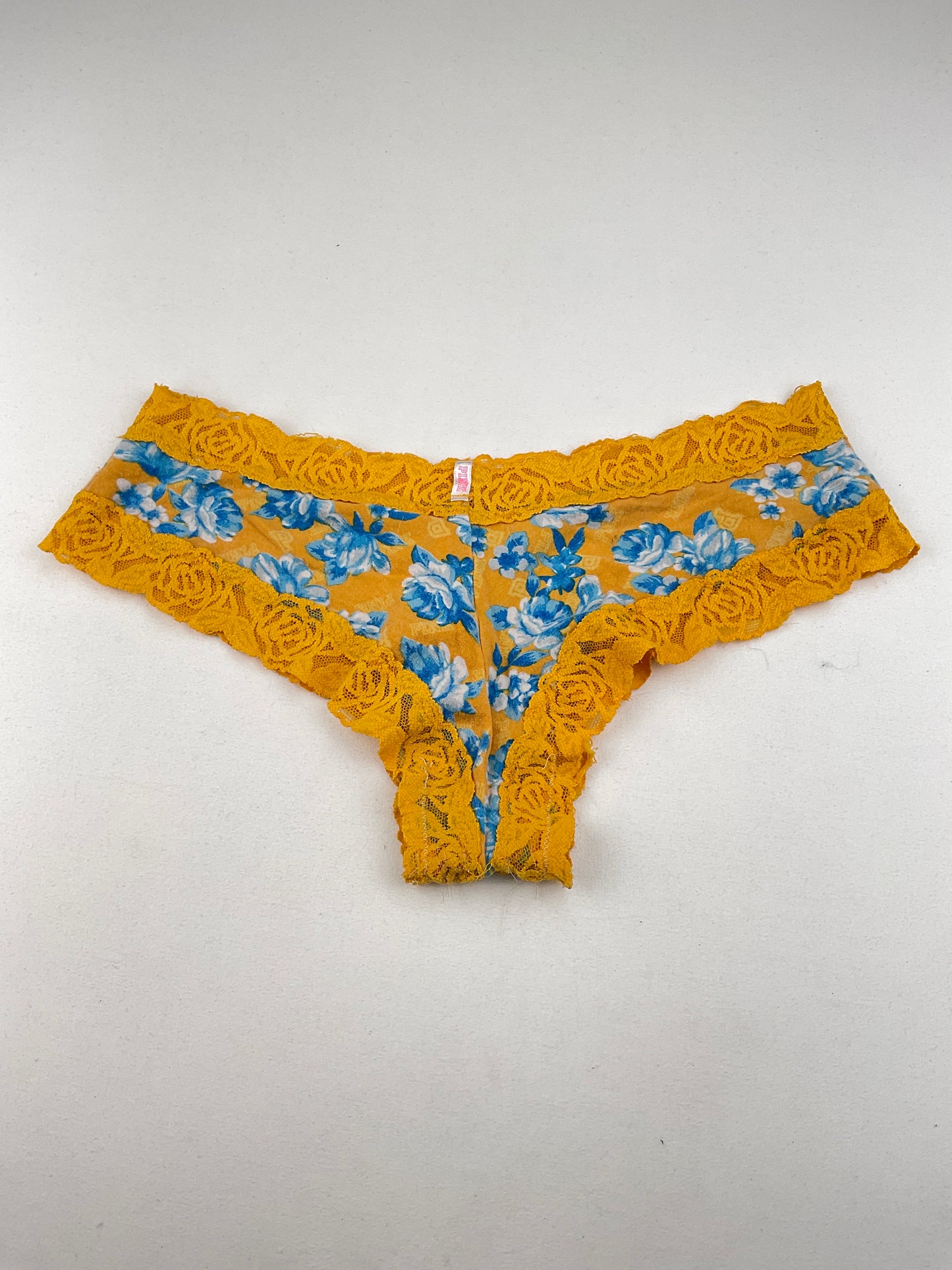 Panti Amarillo Floral Pink