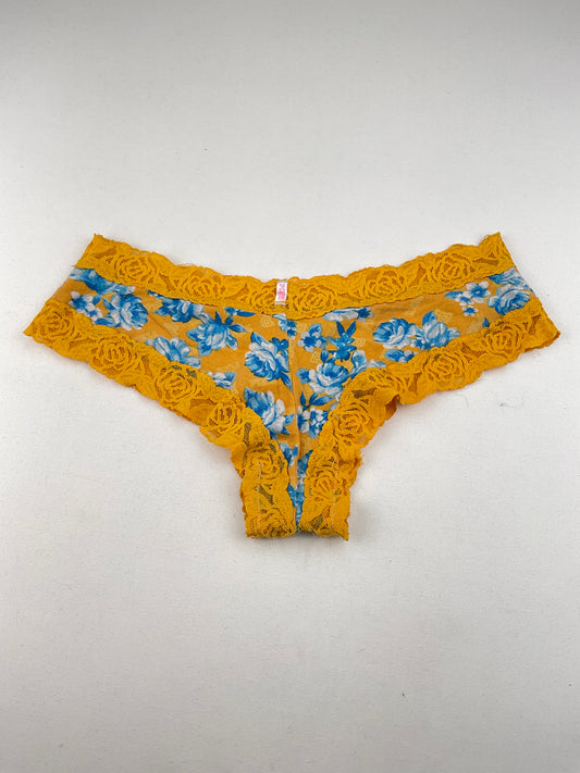 Panti Amarillo Floral Pink