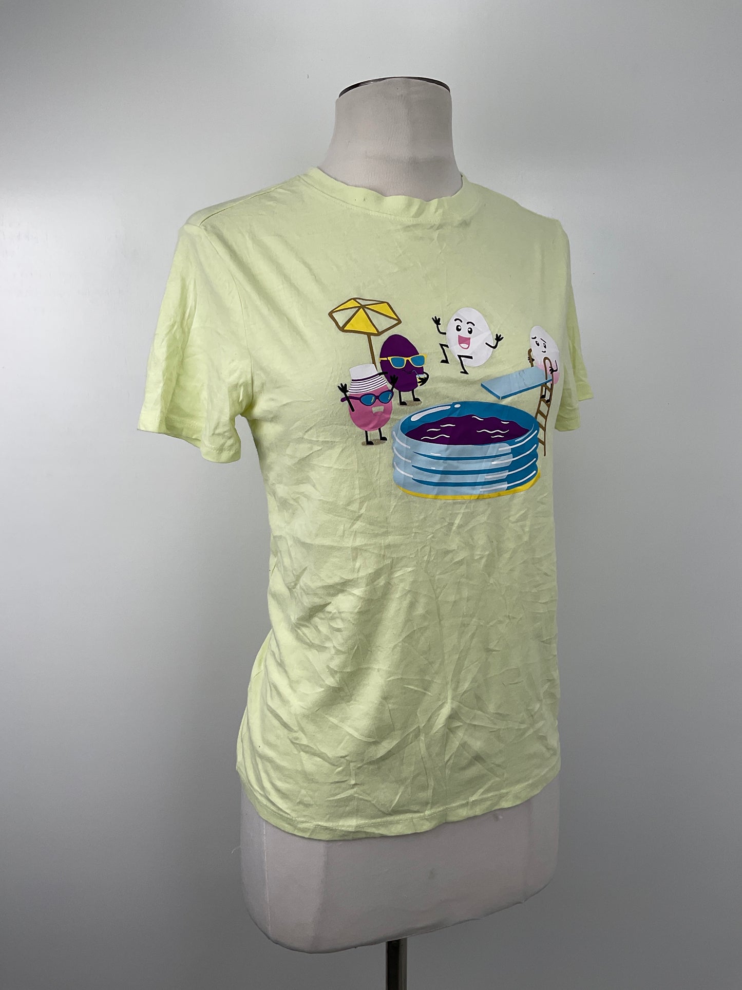 Camiseta Verde limón Cata Back