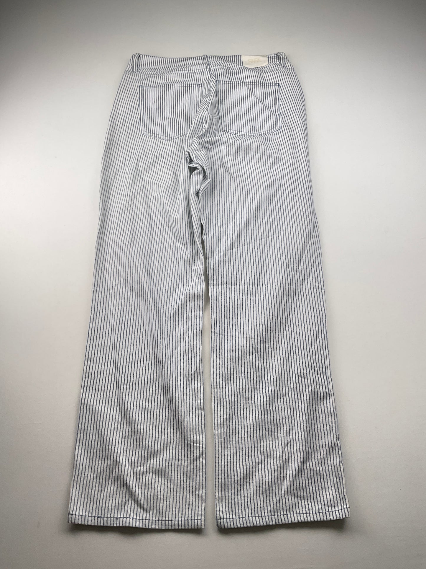 Pantalon Blanco de Rayas Zara