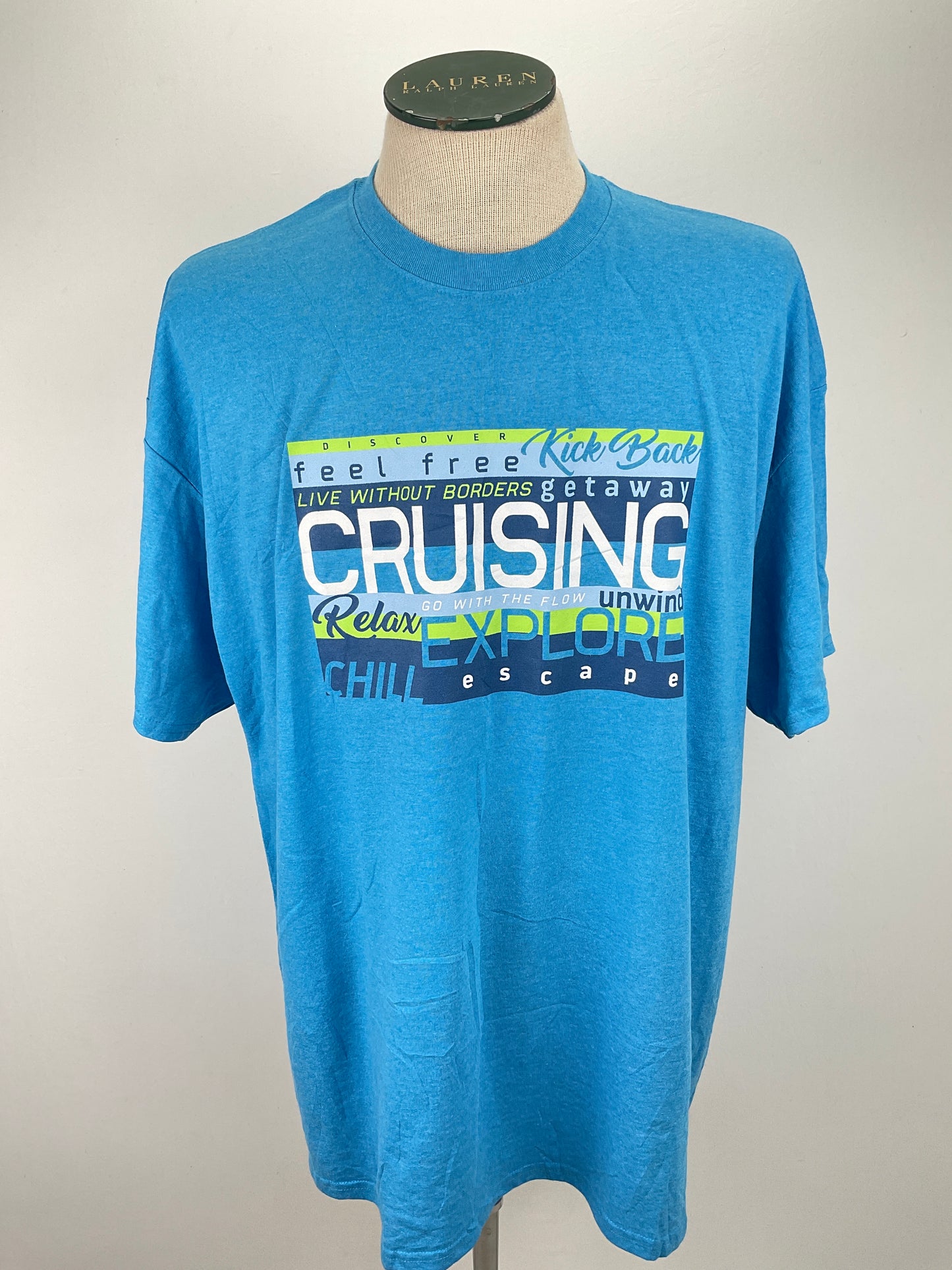 Camiseta Azul Gildan