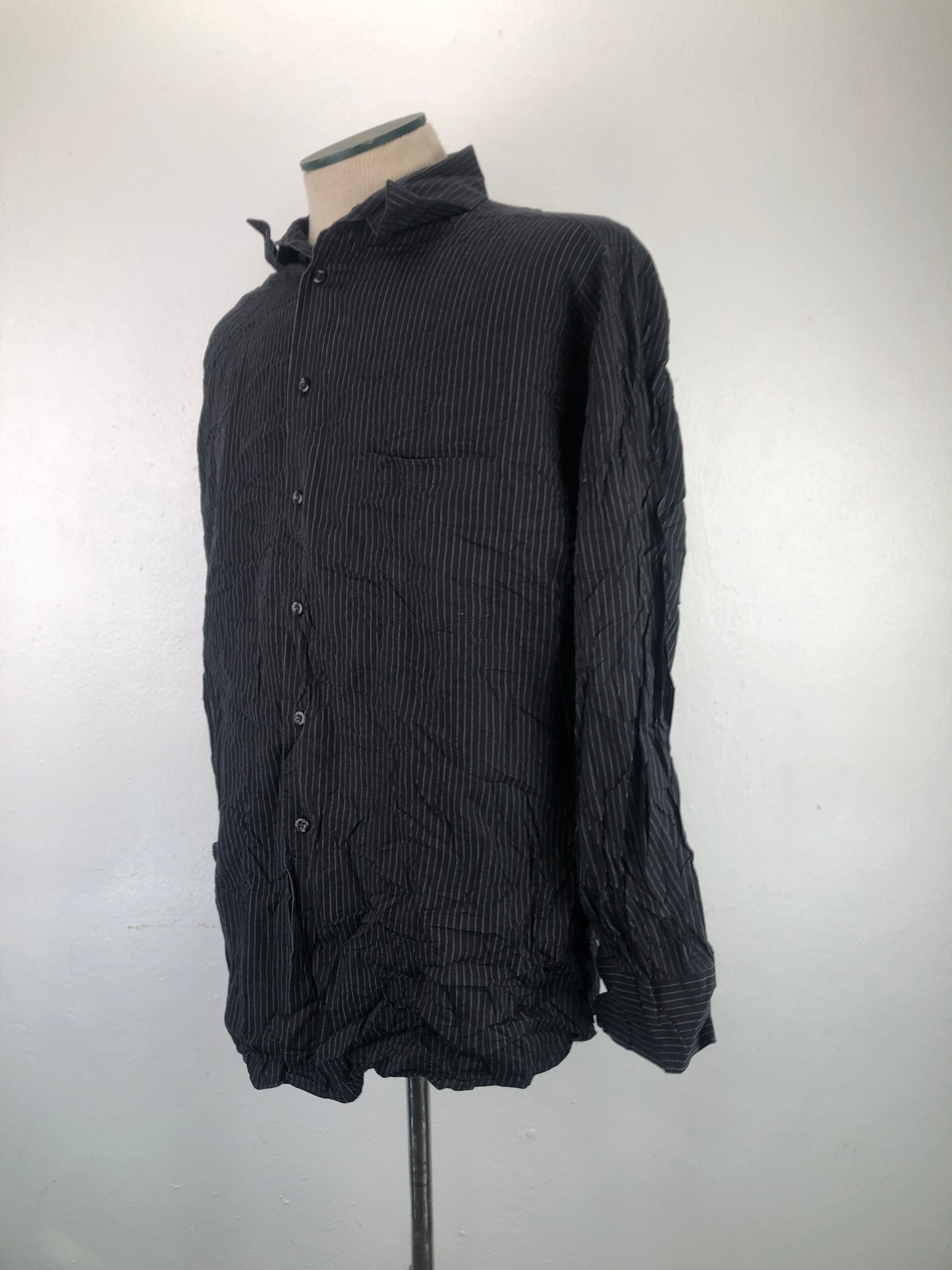 Camisa NegroDe Rayas Alfani