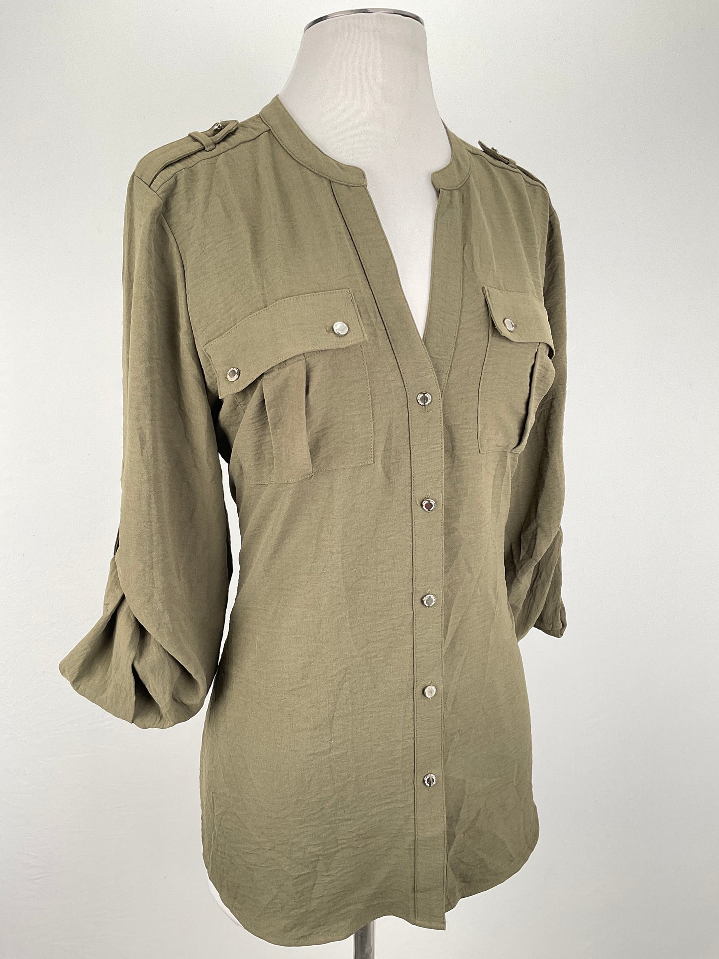 Blusa Verde militar Calvin Klein