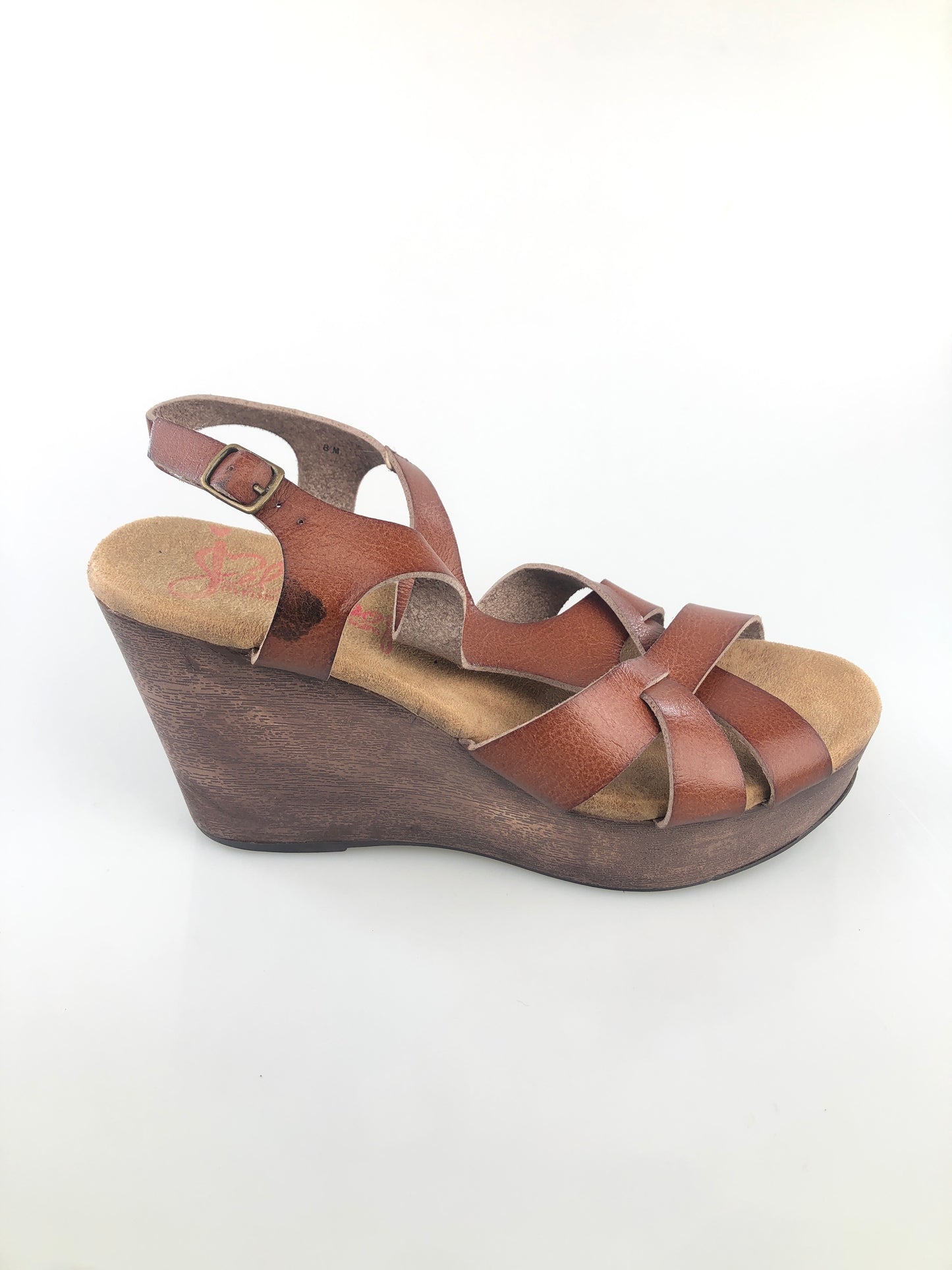 Zapatilla Marron  Plataforma Jelly pog
