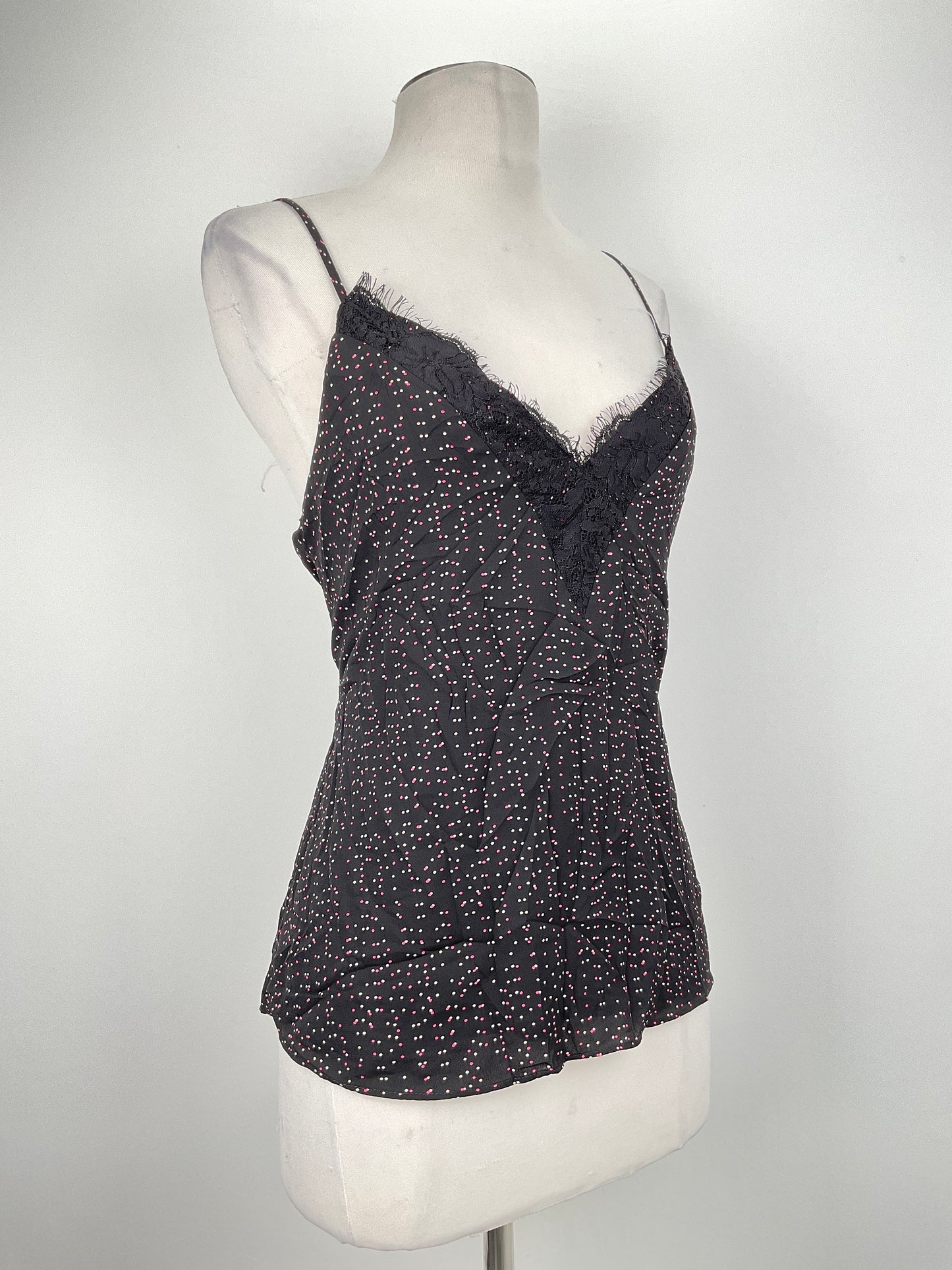 Blusa Negro de Lunares Socialite